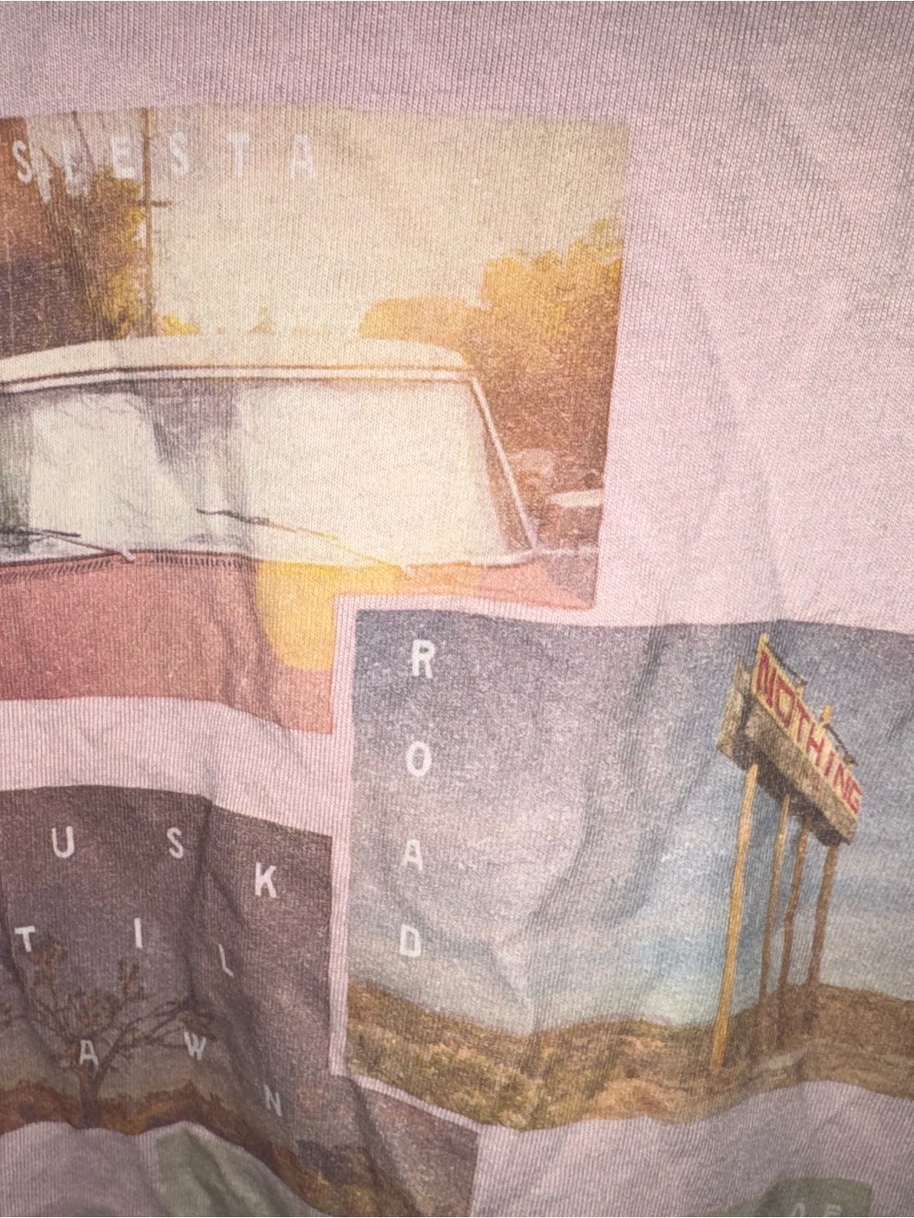 American Eagle Outfitters Dusty Rose Photo-Block Graphic Tee - Picture 3 of 7